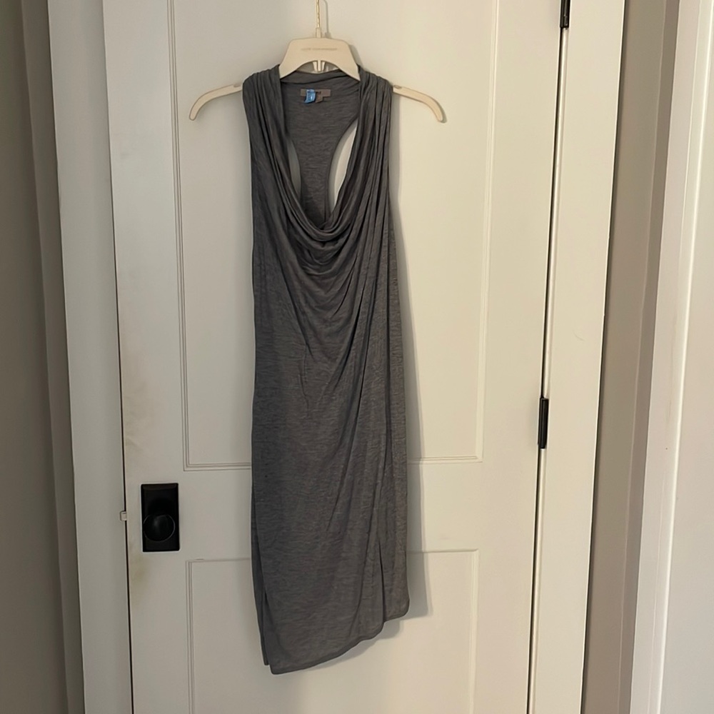 Helmut Lang Asymmetrical Racerback Dress